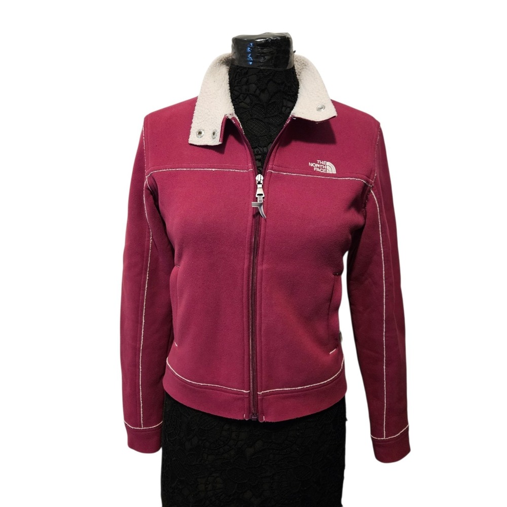 Vintage The North Face Jacket A5 Series Sherpa Lined Full Zip Berry/Plum Size S